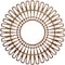 Ekena Millwork Cornelius Wood Fretwork Pierced Ceiling Medallion, Walnut, 16"OD x 6"ID x 1/4"T CMWP16X0250CRWA - alternate 1